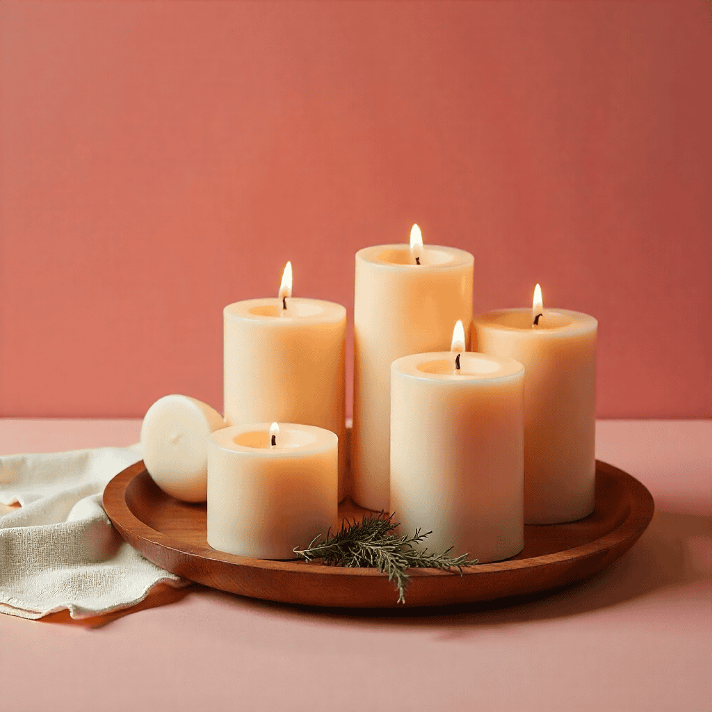Amber Hearth candle